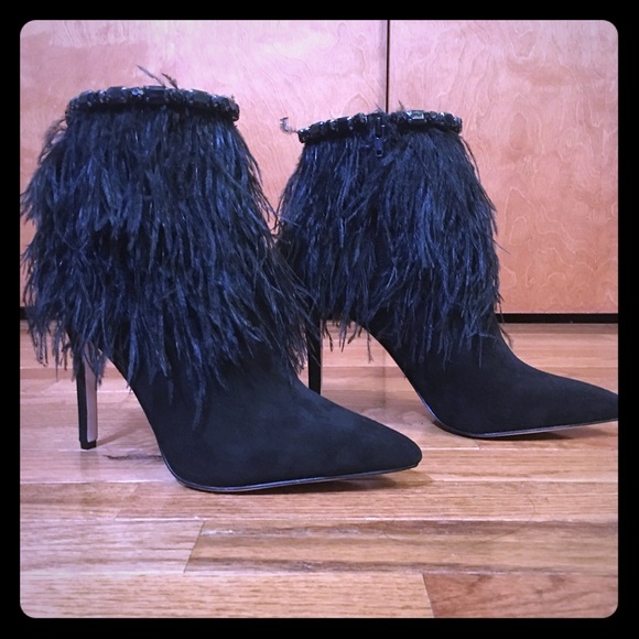 jessica simpson feather shoes